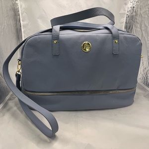 Joy Mangano travel tote with Shoe Compartment